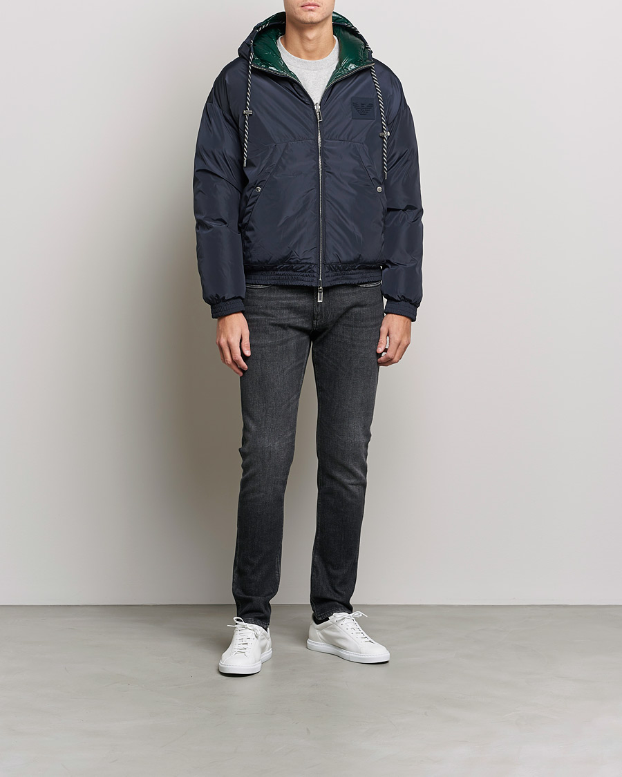 Hombres | Abrigos y chaquetas | Emporio Armani | Down Puffer Jacket Green/Black