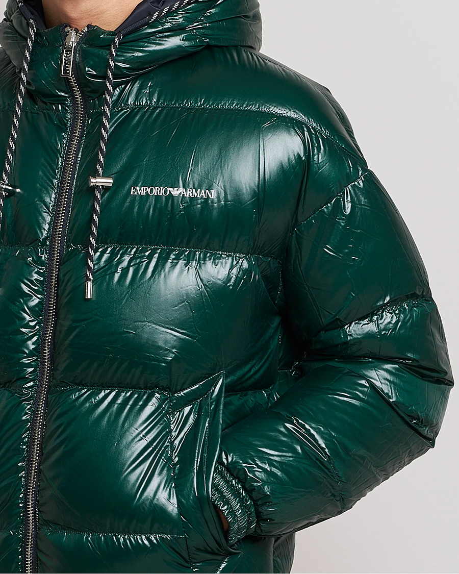Hombres | Abrigos y chaquetas | Emporio Armani | Down Puffer Jacket Green/Black