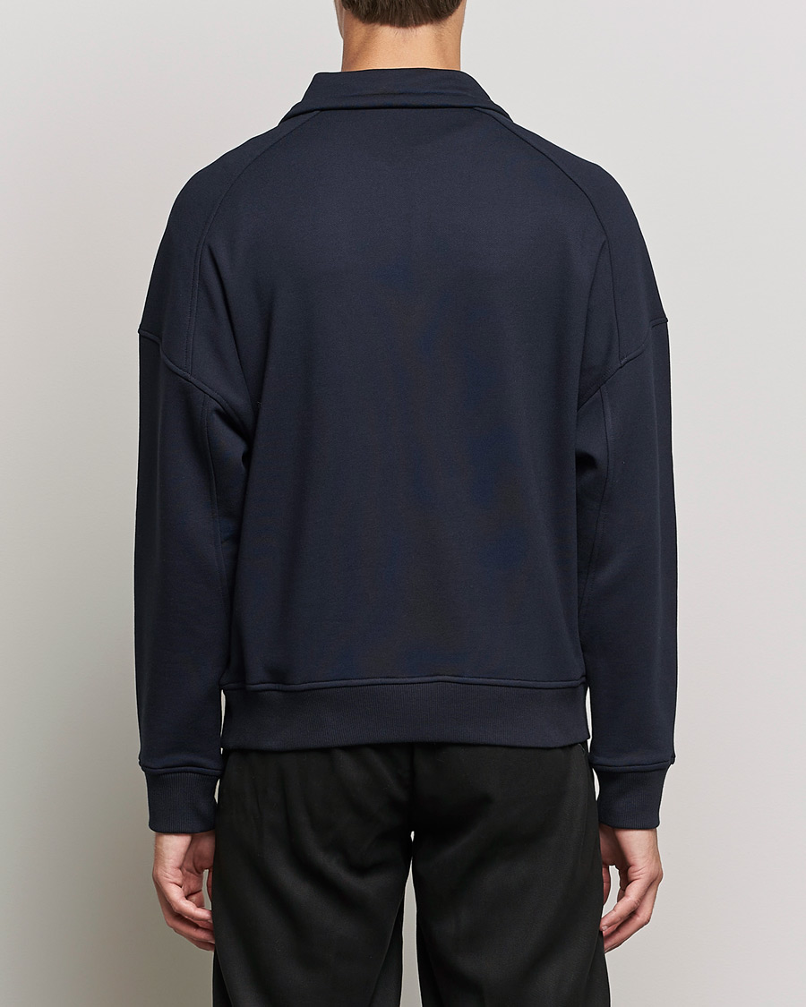 Hombres | Jerséis y prendas de punto | Emporio Armani | Half Zip Sweater Navy