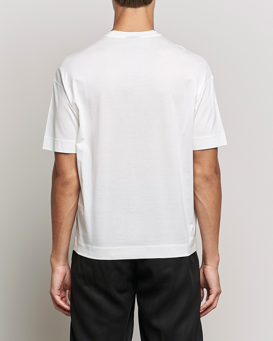 Hombres | Camisetas | Emporio Armani | Logo Cotton Tee White