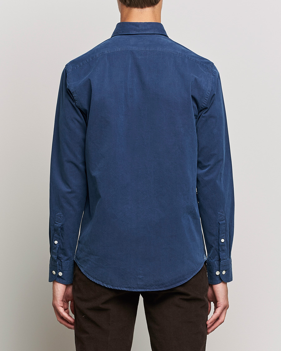 Hombres | Camisas | Eton | Recycled Cotton Denim Shirt Blue