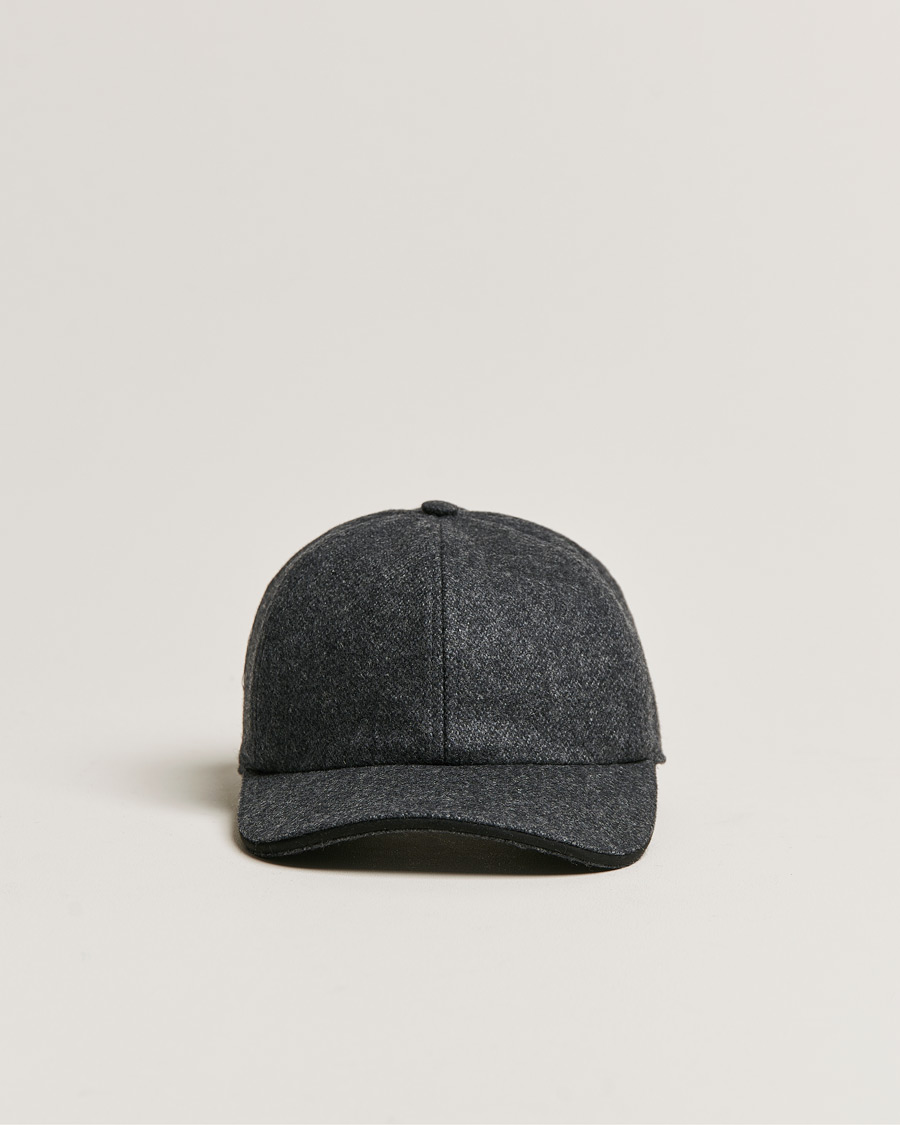 Hombres | Eton Wool Baseboll Cap Grey | Eton | Wool Baseboll Cap Grey