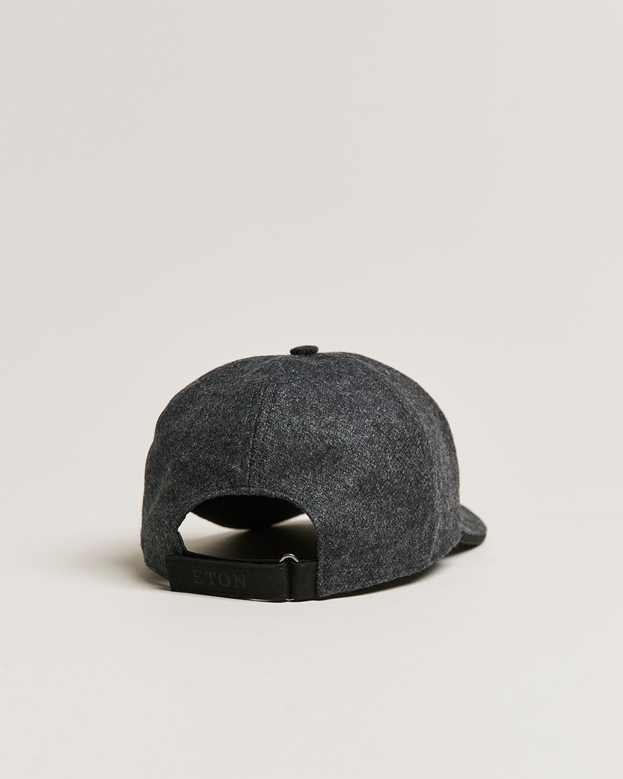 Hombres | Eton Wool Baseboll Cap Grey | Eton | Wool Baseboll Cap Grey