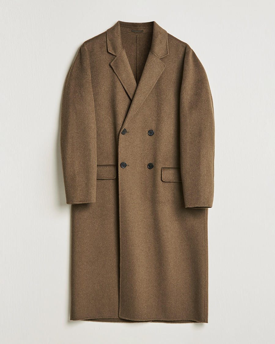 Hombres | Abrigos y chaquetas | Filippa K | Athens Wool Cashmere Coat Olive Melange