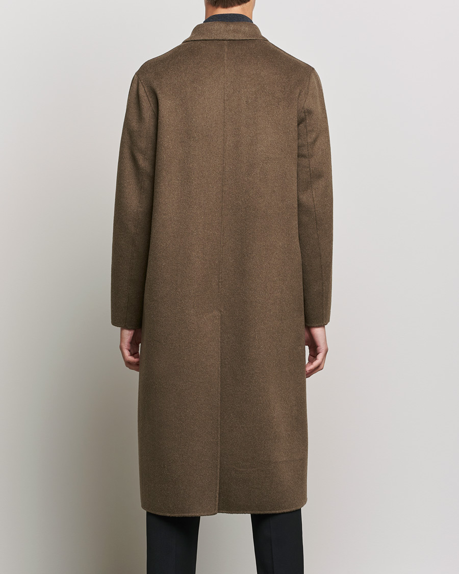 Hombres | Abrigos y chaquetas | Filippa K | Athens Wool Cashmere Coat Olive Melange