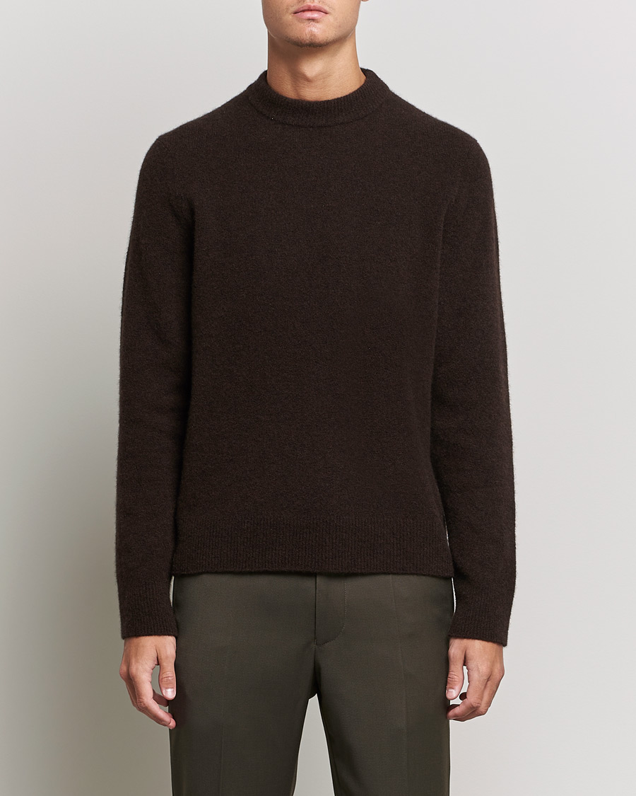 Hombres | Jerséis y prendas de punto | Filippa K | Johannes Yak Sweater Ginger Brown