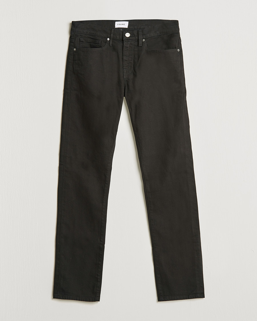 Hombres | Vaqueros | FRAME | L´Homme Slim Stretch Jeans Noir