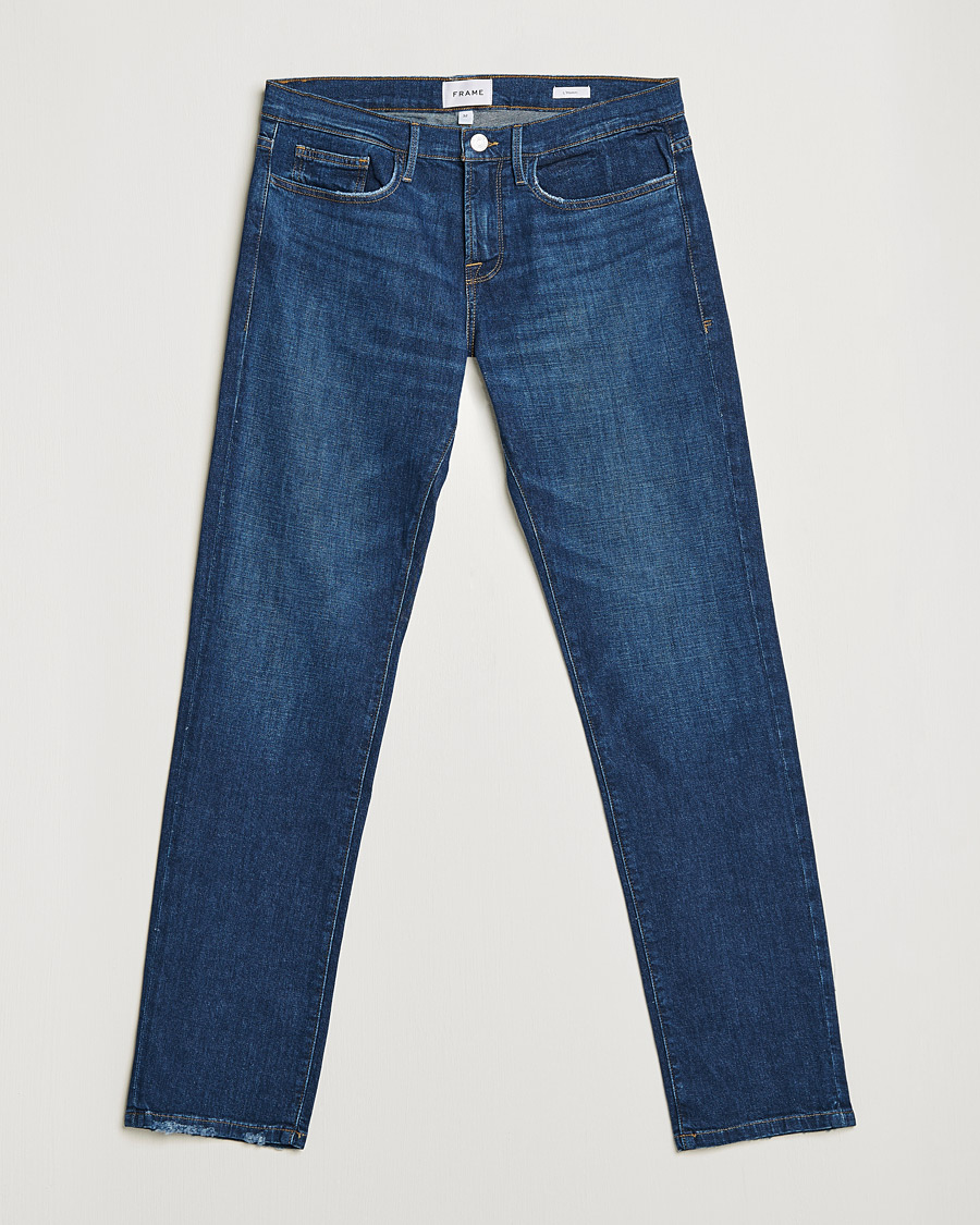 Hombres | Vaqueros | FRAME | L´Homme Slim Stretch Degradable Jeans Indigo Land