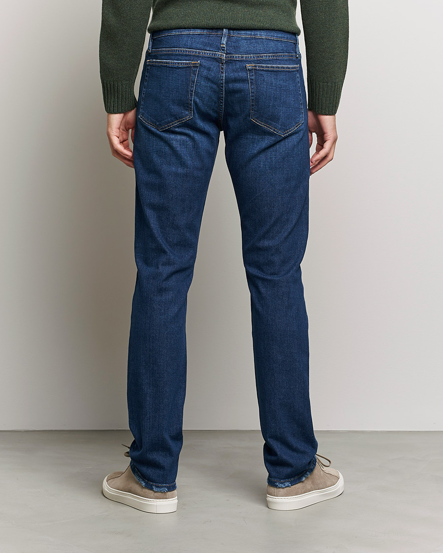 Hombres | Vaqueros | FRAME | L´Homme Slim Stretch Degradable Jeans Indigo Land