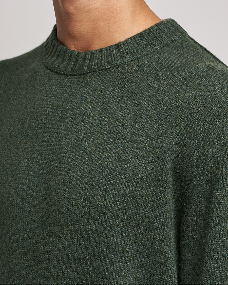 Hombres | Jerséis y prendas de punto | FRAME | Cashmere Sweater Military Green