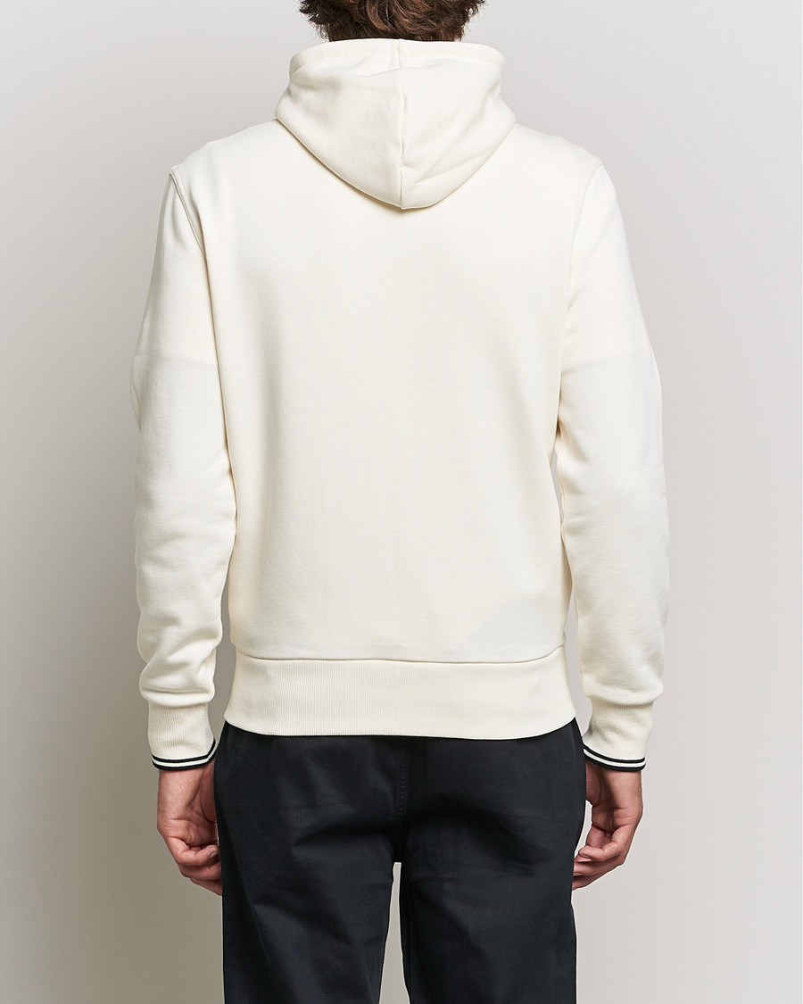 Hombres | Jerséis y prendas de punto | Fred Perry | Hooded Zip Sweatshirt Ecru