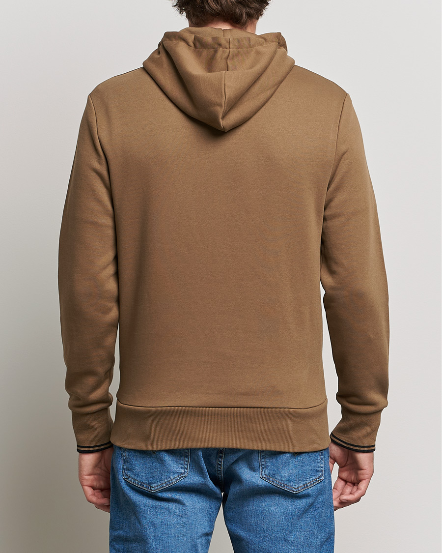 Hombres | Jerséis y prendas de punto | Fred Perry | Twin Tipped Hooded Sweatshirt Shadded Stone