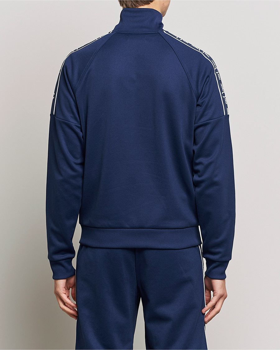 Hombres | Jerséis y prendas de punto | Fred Perry | Tapped Sleeve Track Jacket Blue