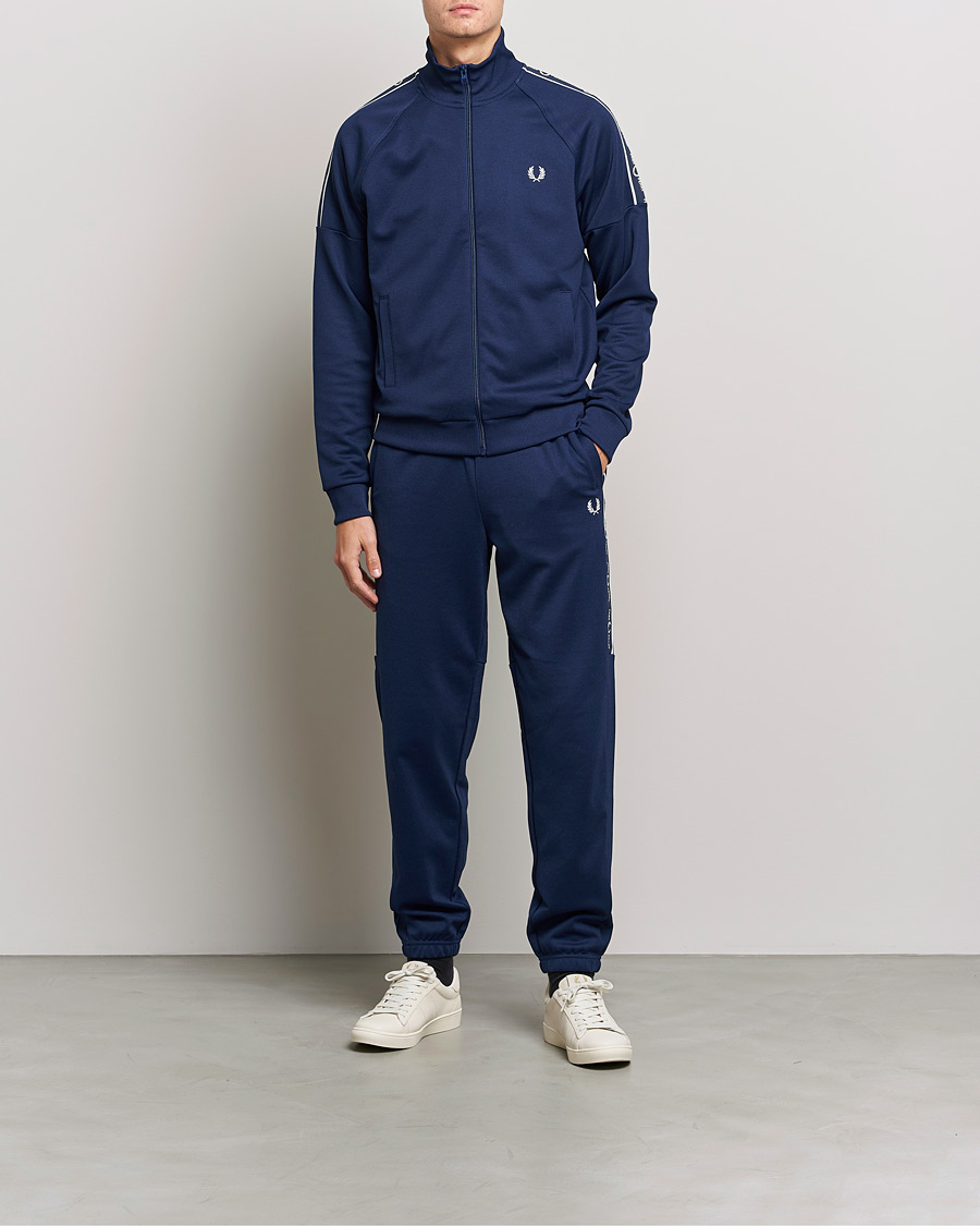 Hombres | Pantalones | Fred Perry | Tapped Pannel Track Pant Blue