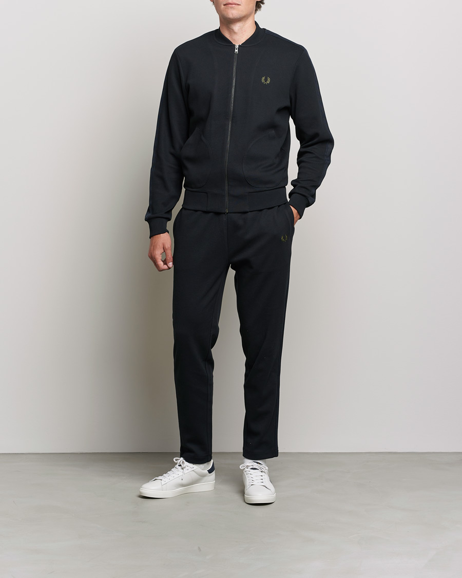 Hombres | Pantalones | Fred Perry | Knitted Tapped Track Pant Black