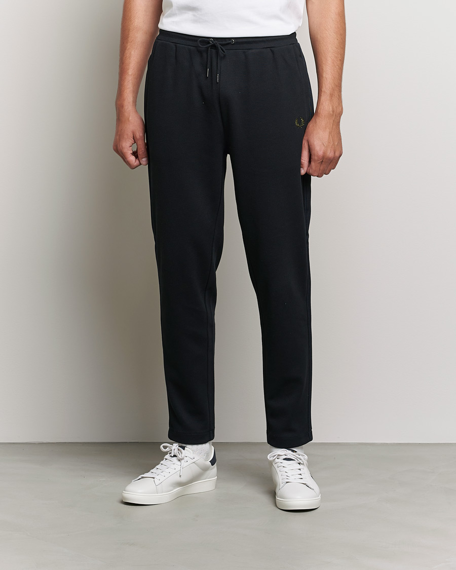 Hombres | Pantalones | Fred Perry | Knitted Tapped Track Pant Black