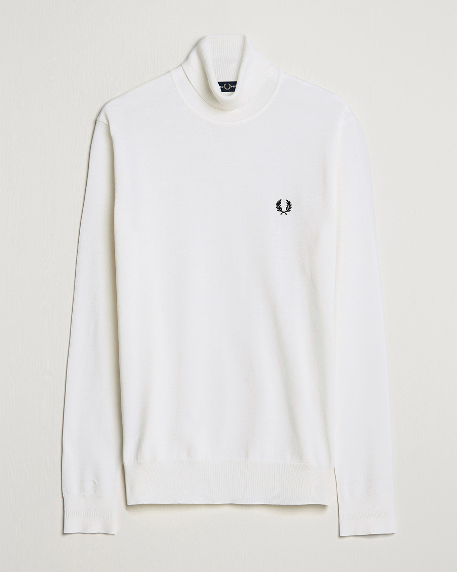 Hombres | Jerséis y prendas de punto | Fred Perry | Roll Neck Jumper Snow White