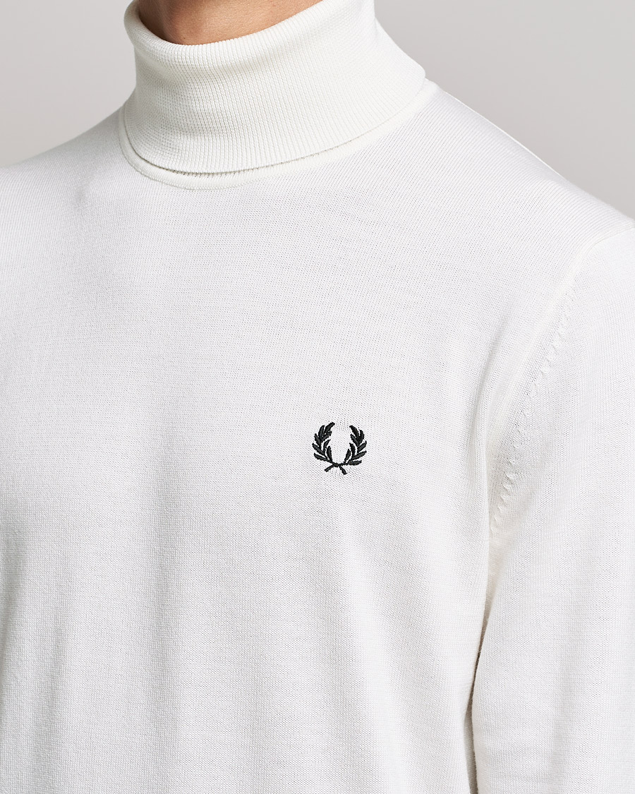 Hombres | Jerséis y prendas de punto | Fred Perry | Roll Neck Jumper Snow White