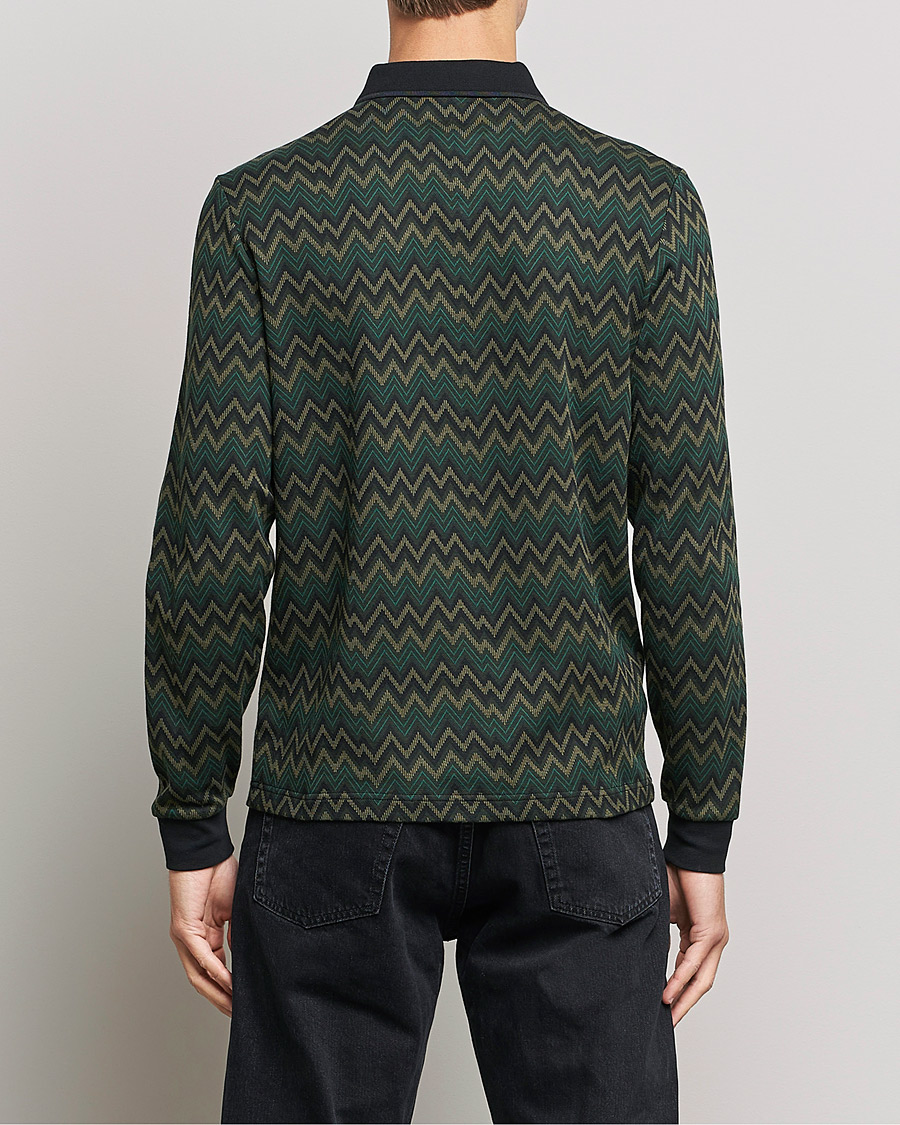 Hombres | Jerséis y prendas de punto | Fred Perry | Jaquard Polo Shirt Night Green