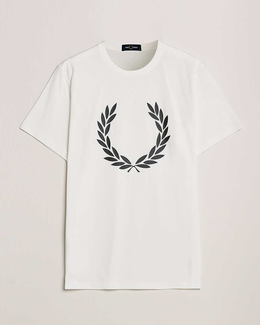 Hombres | Camisetas | Fred Perry | Laurel Wreath T-Shirt Snow White