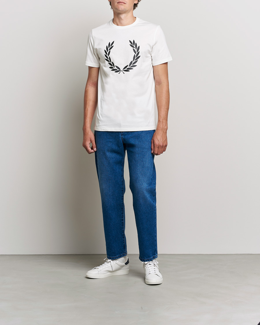 Hombres | Camisetas | Fred Perry | Laurel Wreath T-Shirt Snow White