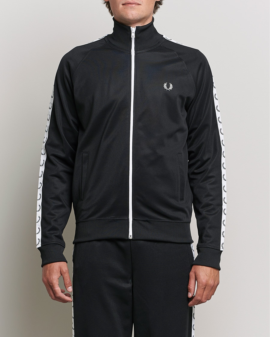 Hombres | Ropa | Fred Perry | Taped Track Jacket Black