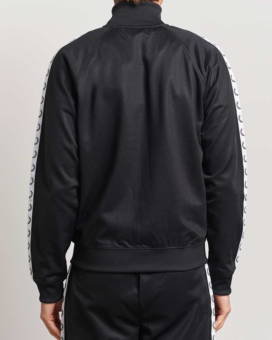 Hombres | Jerséis y prendas de punto | Fred Perry | Taped Track Jacket Black