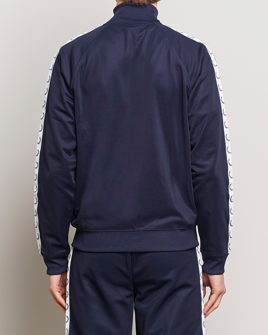 Hombres | Jerséis y prendas de punto | Fred Perry | Taped Track Jacket Carbon blue