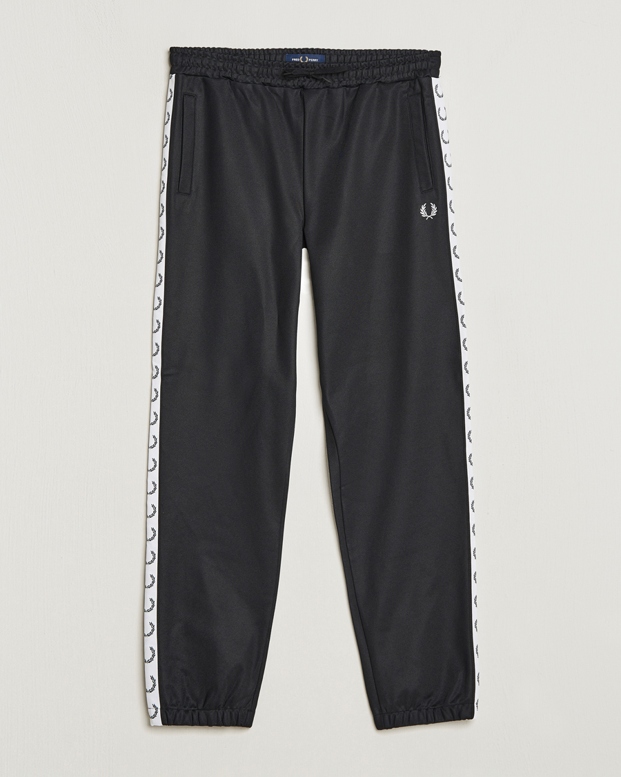 Hombres | Pantalones | Fred Perry | Taped Track Pants Black