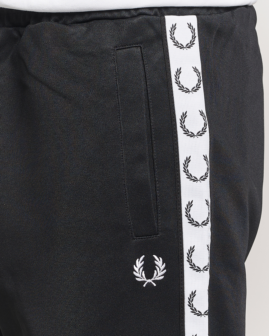 Hombres | Pantalones | Fred Perry | Taped Track Pants Black
