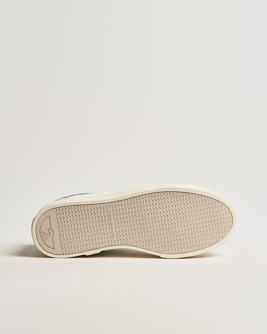 Hombres | Stepney Workers Club Pearl S-Strike Leather Sneaker White Green | Stepney Workers Club | Pearl S-Strike Leather Sneaker White Green