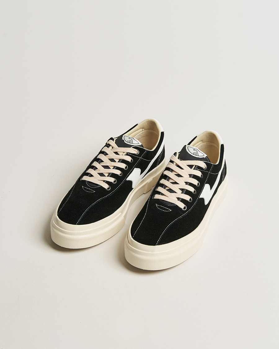 Hombres | Stepney Workers Club Dellow S-Strike Suede Sneaker Black/White | Stepney Workers Club | Dellow S-Strike Suede Sneaker Black/White