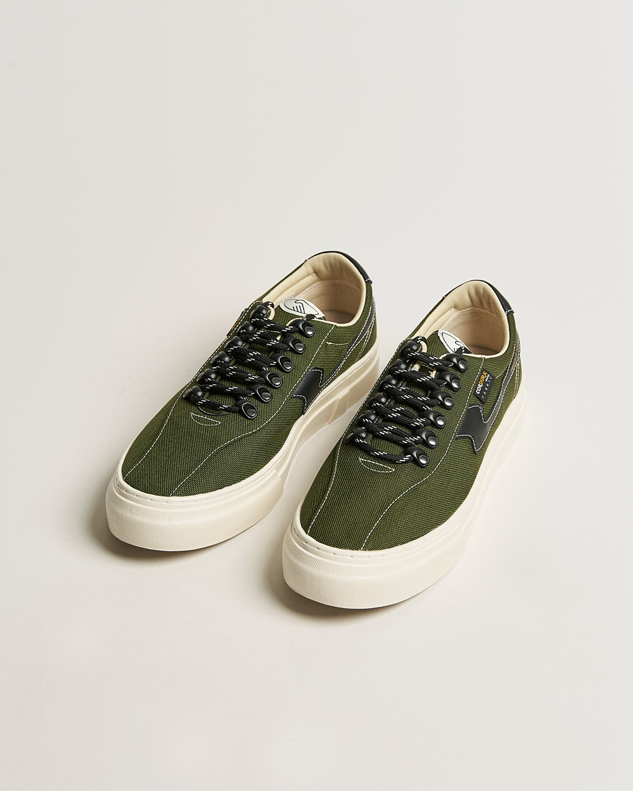Hombres | Stepney Workers Club Dellow S-Strike Cup Cordura Sneaker Military/Black | Stepney Workers Club | Dellow S-Strike Cup Cordura Sneaker Military/Black