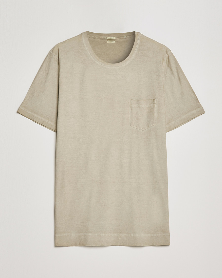 Hombres | Camisetas | Massimo Alba | Panarea Watercolor T-Shirt Chalk