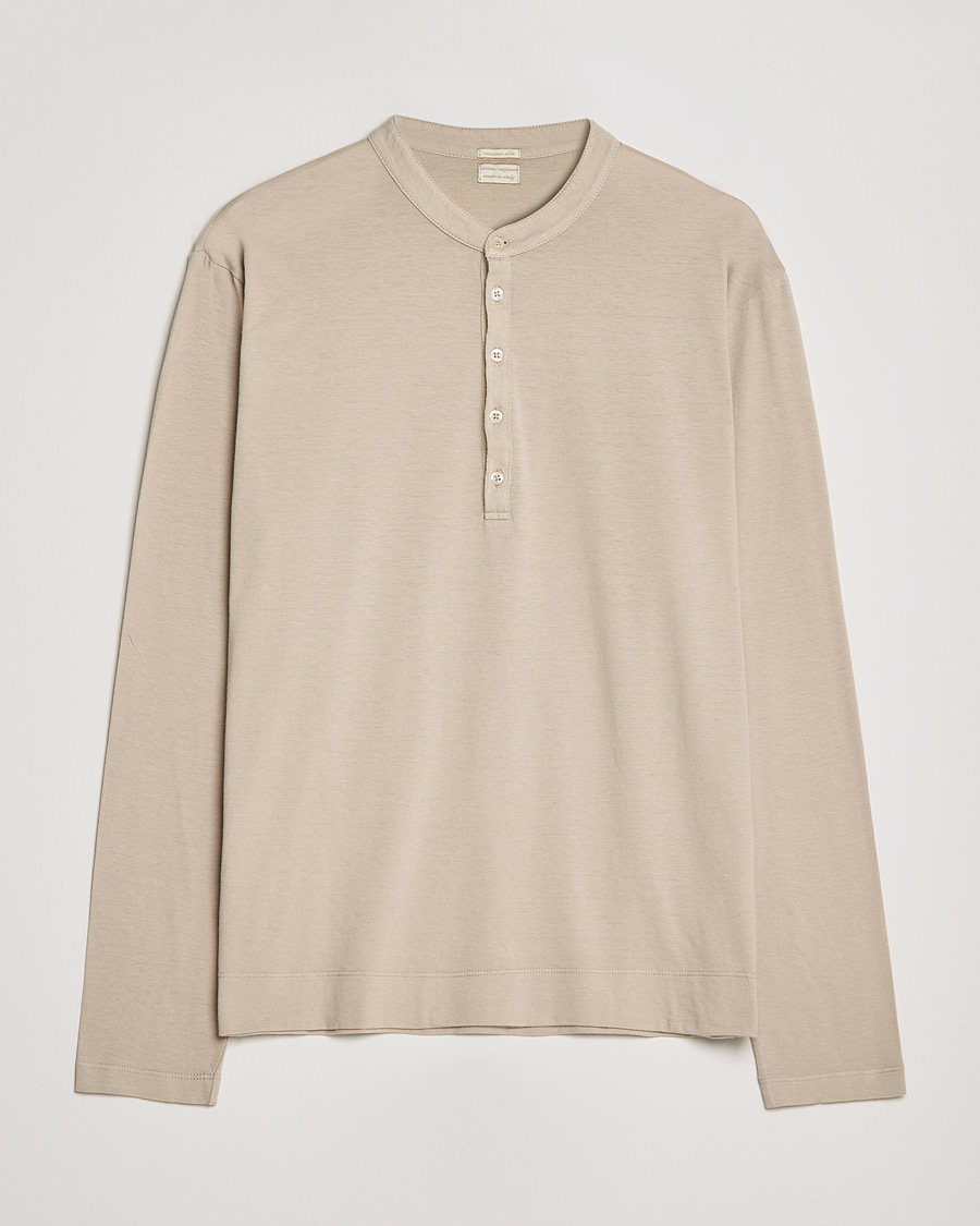 Hombres | Jerséis y prendas de punto | Massimo Alba | Hawai Cotton/Cashmere Henley Chalk
