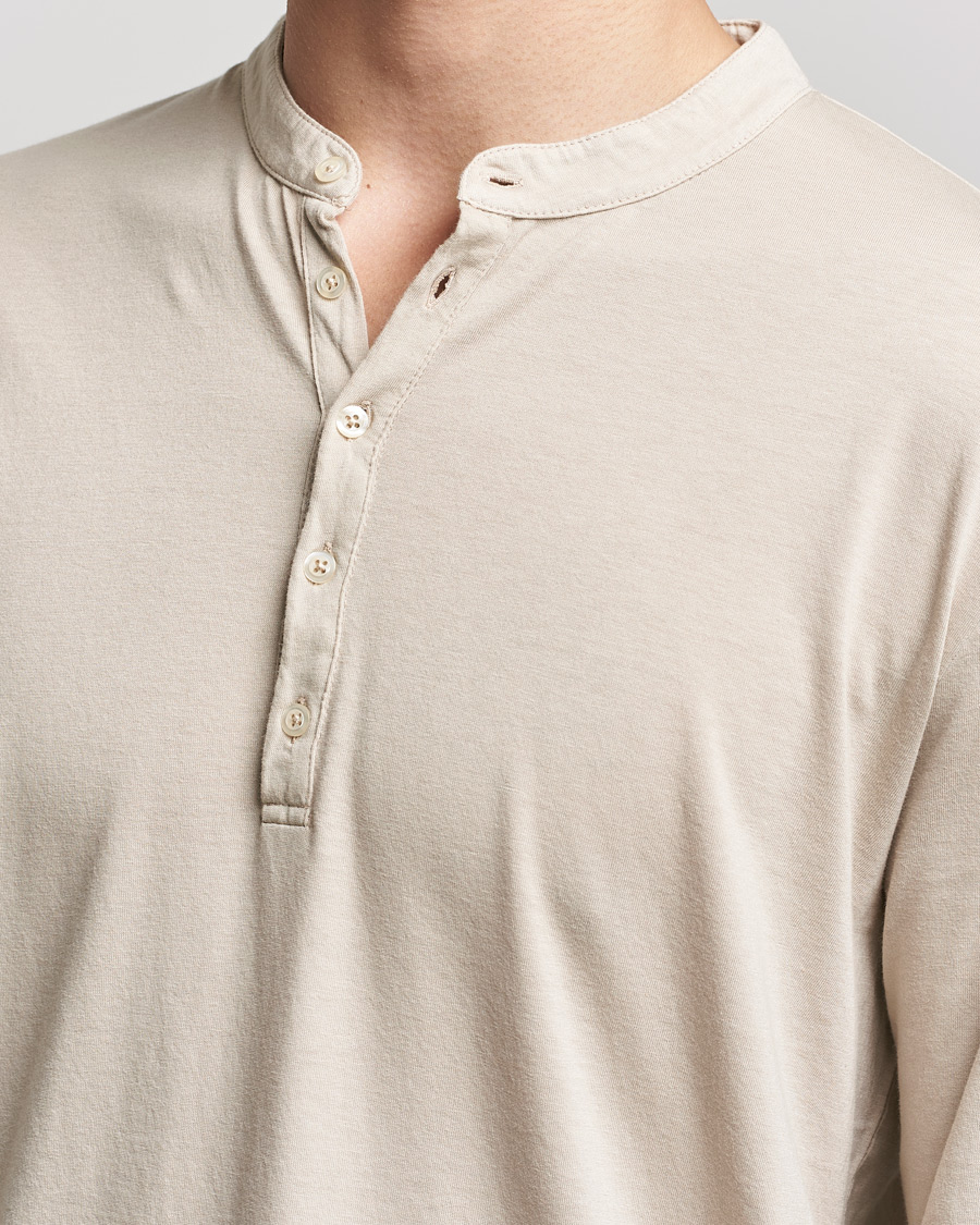 Hombres | Jerséis y prendas de punto | Massimo Alba | Hawai Cotton/Cashmere Henley Chalk