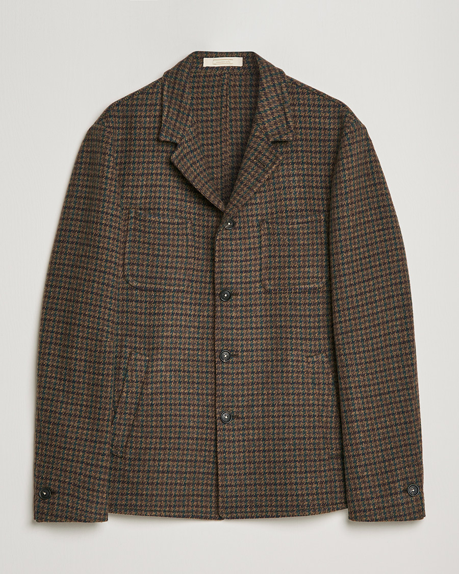 Hombres | Abrigos y chaquetas | Massimo Alba | Soft Tweed Jacket Bosco Check