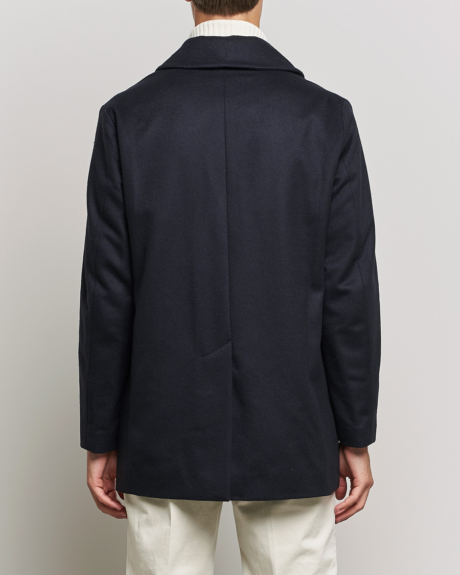 Hombres | Abrigos y chaquetas | Mackintosh | Dalton Wool/Cashmere Peacoat Navy