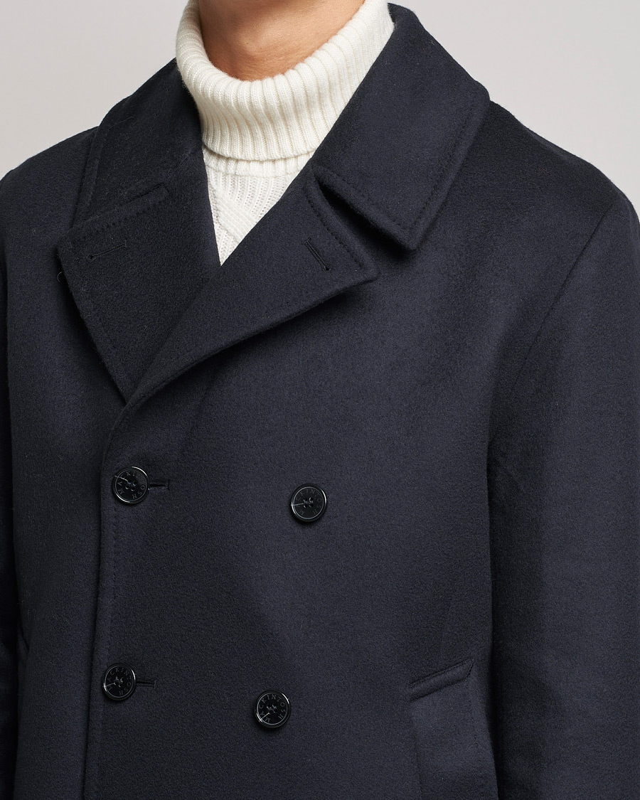 Hombres | Abrigos y chaquetas | Mackintosh | Dalton Wool/Cashmere Peacoat Navy