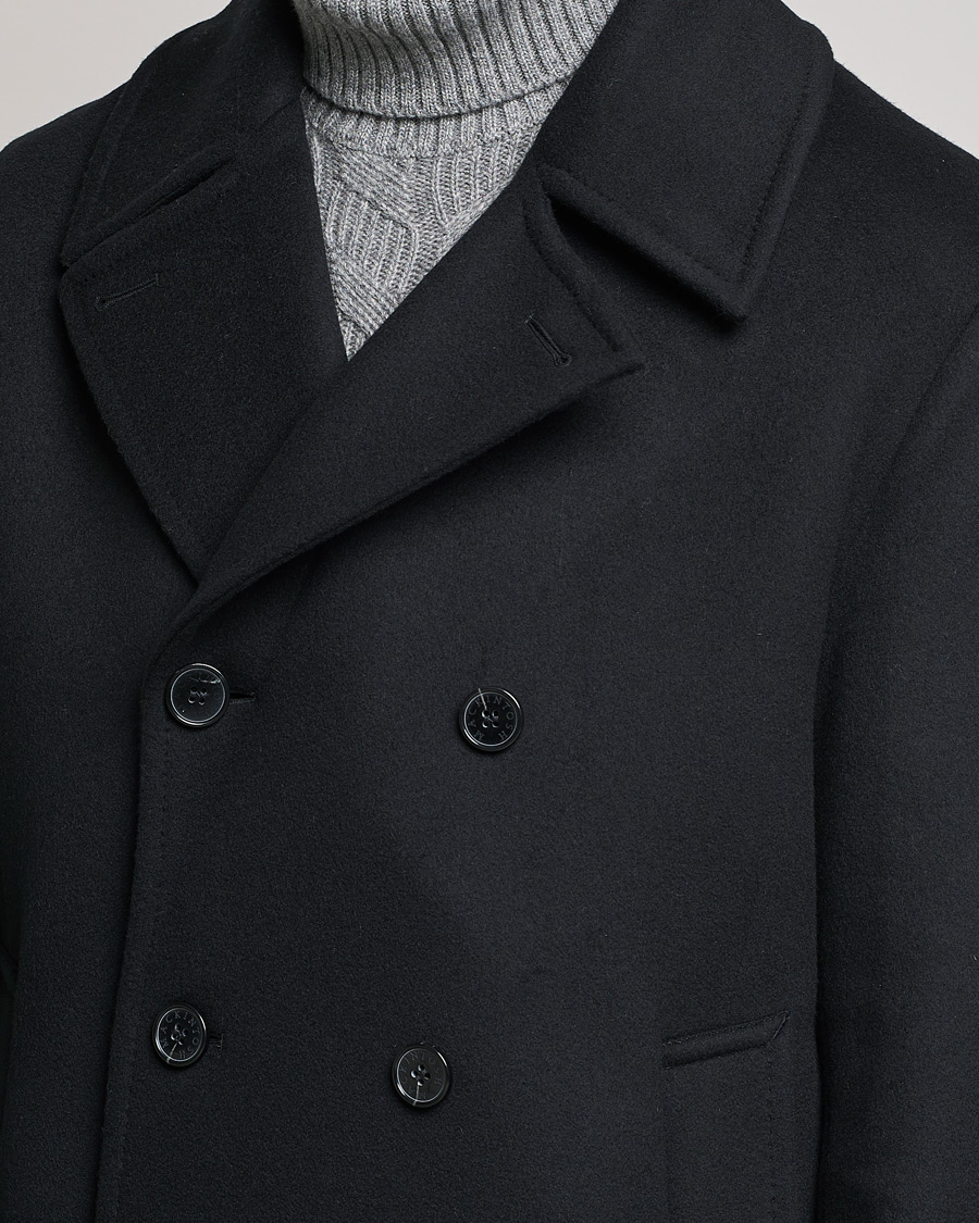 Hombres | Abrigos y chaquetas | Mackintosh | Dalton Wool/Cashmere Peacoat Black