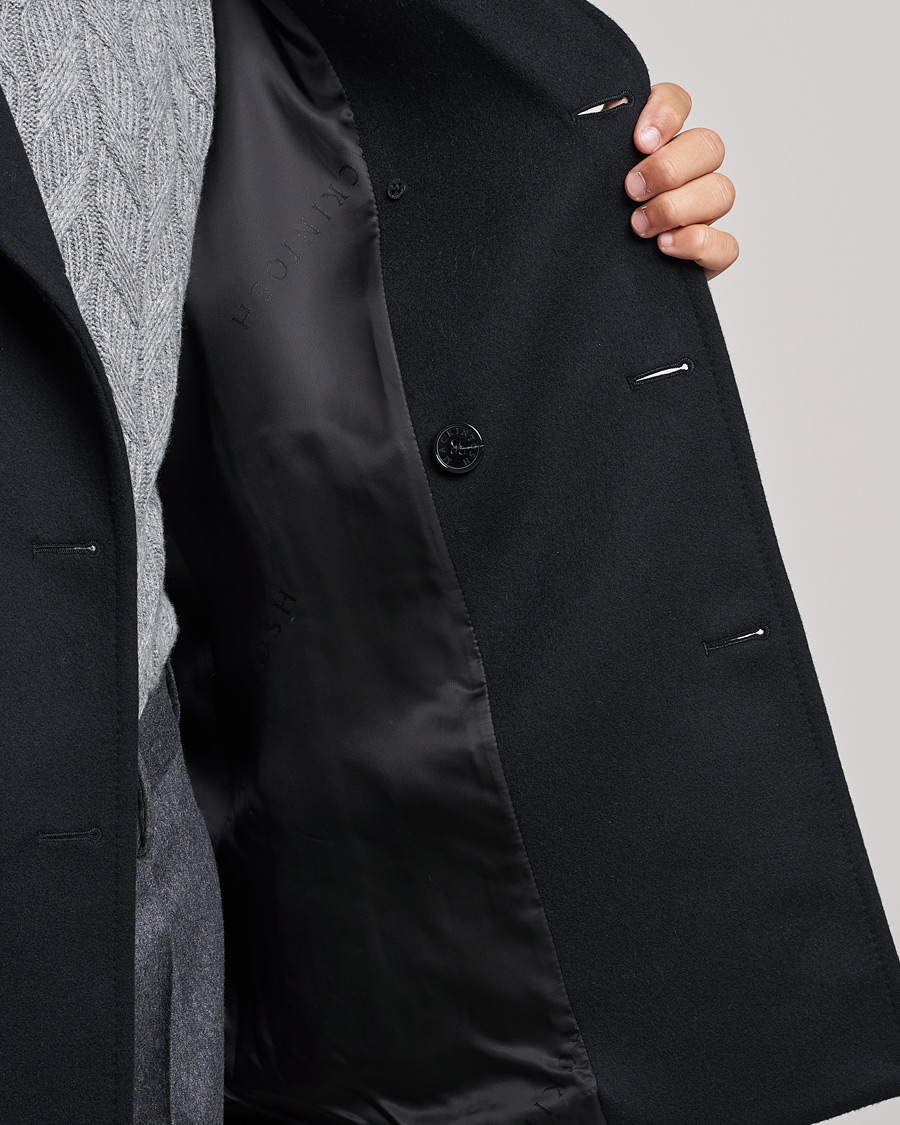Hombres | Abrigos y chaquetas | Mackintosh | Dalton Wool/Cashmere Peacoat Black