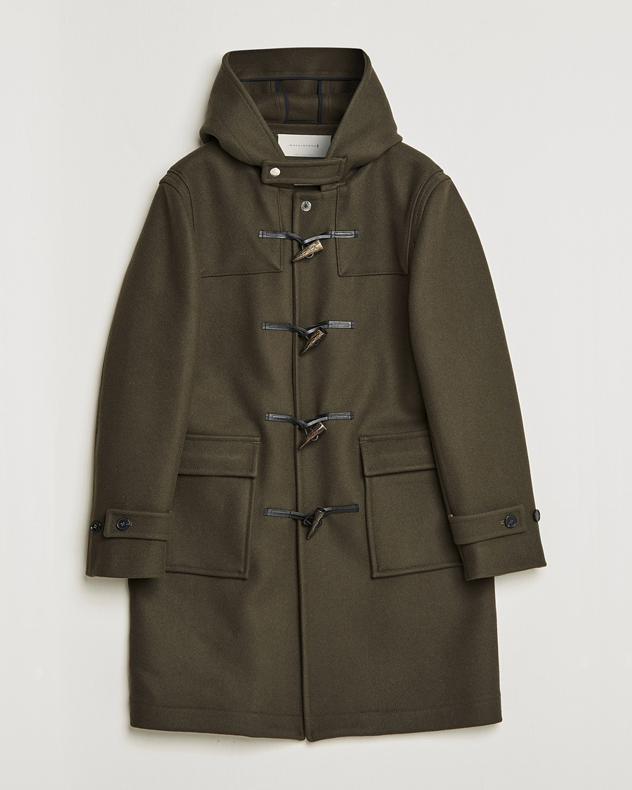 Hombres | Abrigos y chaquetas | Mackintosh | Weir Duffle Coat Dark Olive