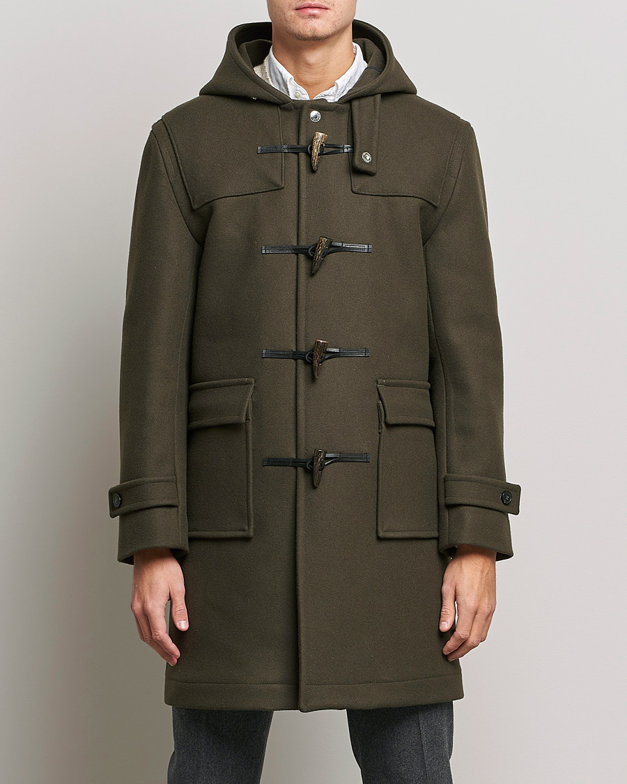 Hombres | Abrigos y chaquetas | Mackintosh | Weir Duffle Coat Dark Olive
