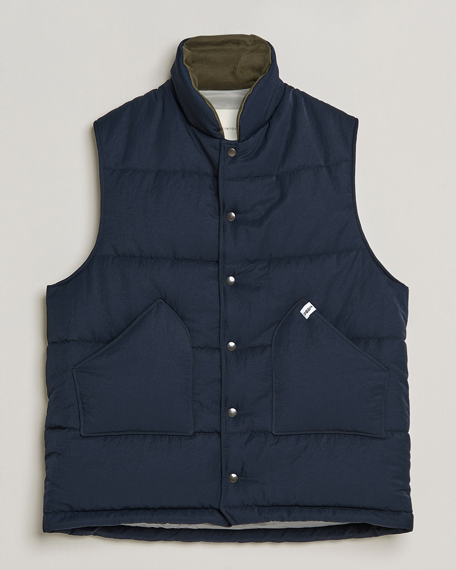 Hombres | Chalecos | Mackintosh | Osaka Gilet Vest Navy