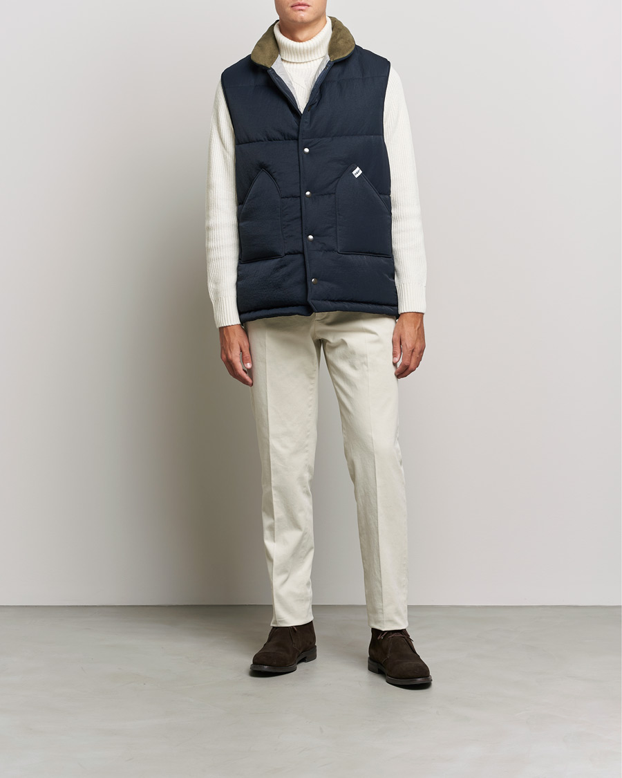 Hombres | Chalecos | Mackintosh | Osaka Gilet Vest Navy