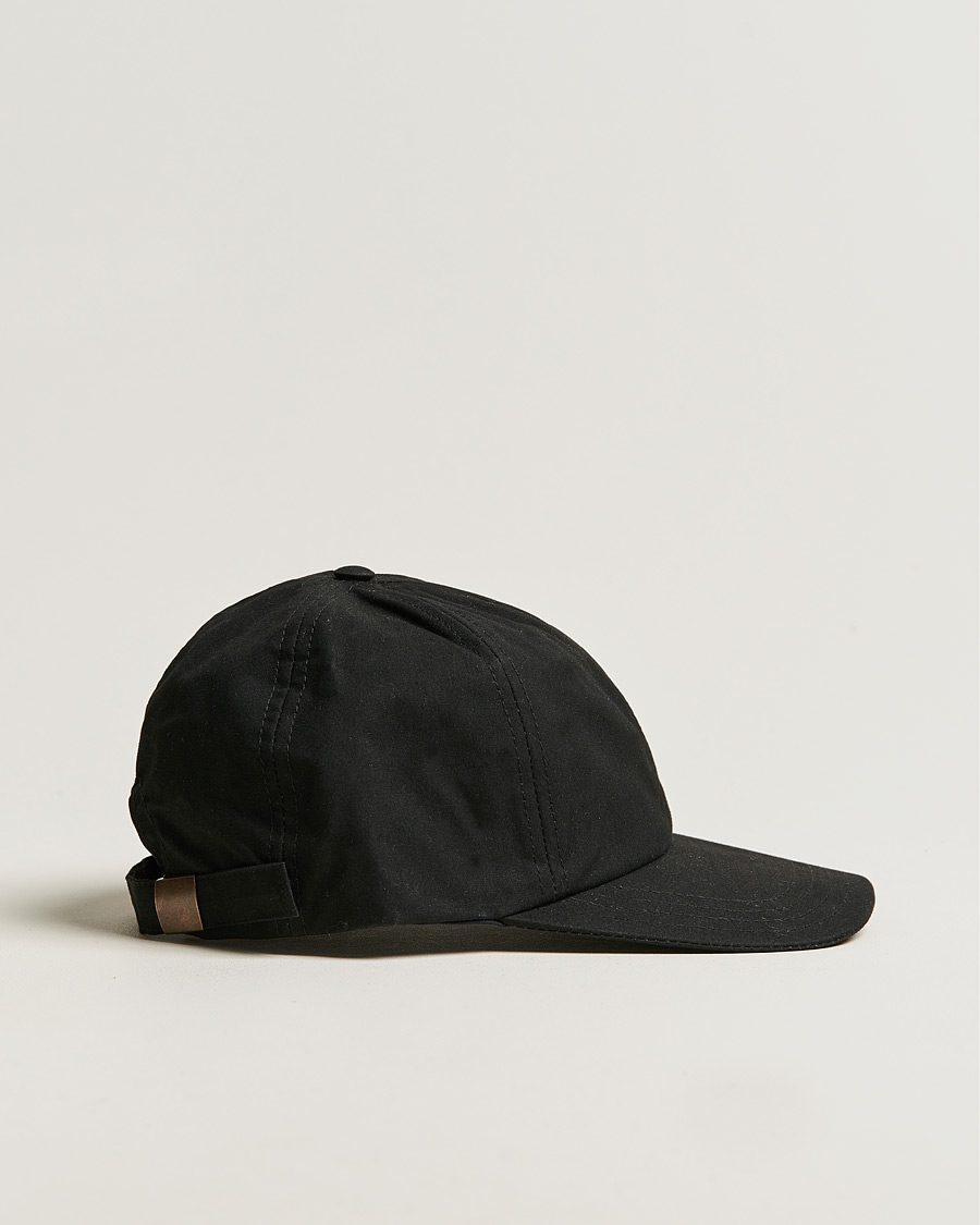 Hombres | Mackintosh Tipping Baseball Cap Black | Mackintosh | Tipping Baseball Cap Black