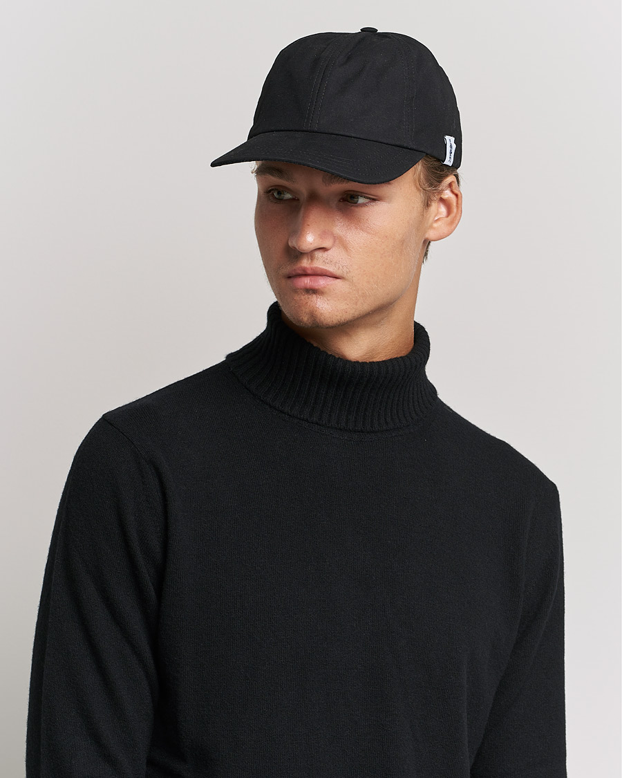 Hombres | Mackintosh Tipping Baseball Cap Black | Mackintosh | Tipping Baseball Cap Black