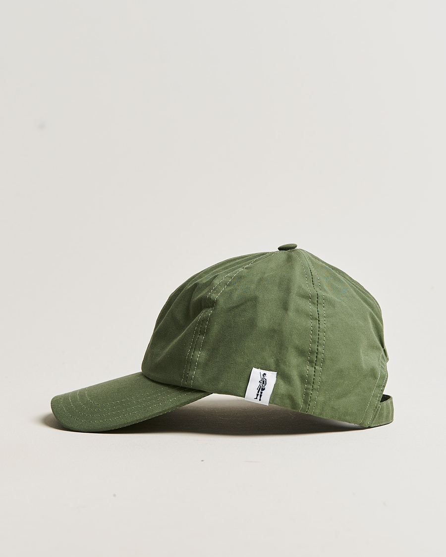 Hombres | Mackintosh Tipping Baseball Cap Winter Moss | Mackintosh | Tipping Baseball Cap Winter Moss