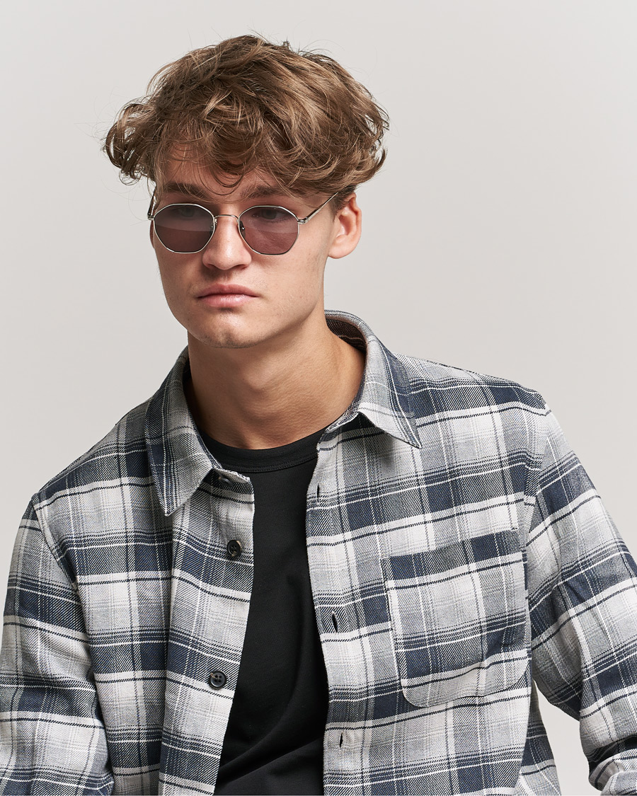 Hombres | CHIMI Octagon Sunglasses Silver/Grey | CHIMI | Octagon Sunglasses Silver/Grey