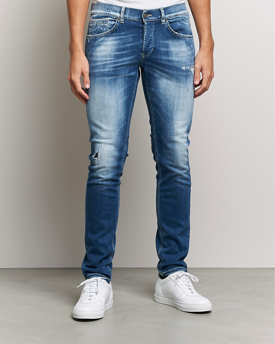 Hombres | Vaqueros | Dondup | George Destroyed Jeans Blue